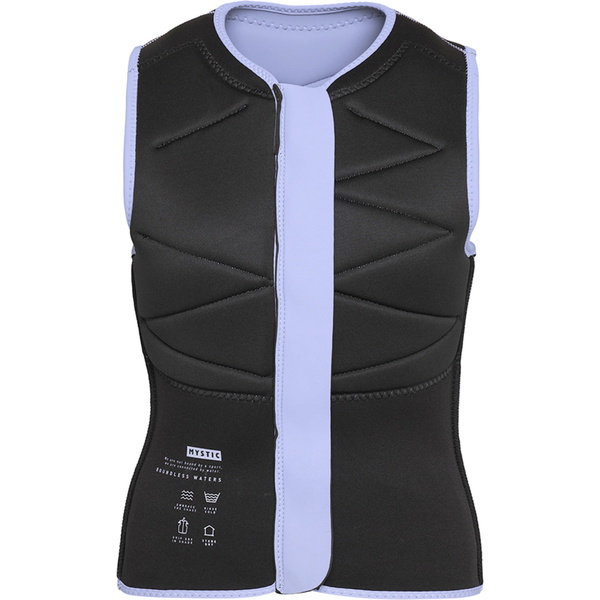 2026 Mystic Womens Ruby Front Zip Impact Vest  35005.230230 - Iris Blue